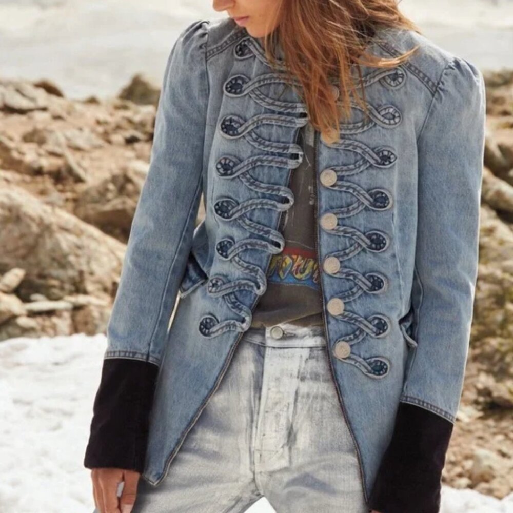 NWT: Free People Military jacket (size L, never worn)
